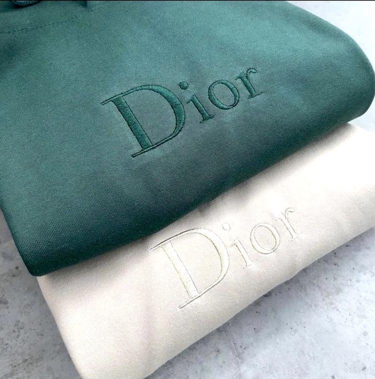 Dior Embroidered Hoodies/Sweatshirt
